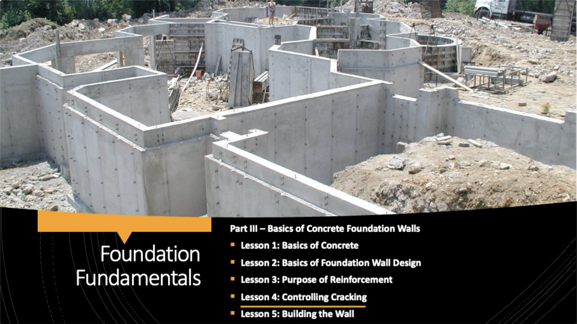 Foundation Fundamentals: Module 3-D