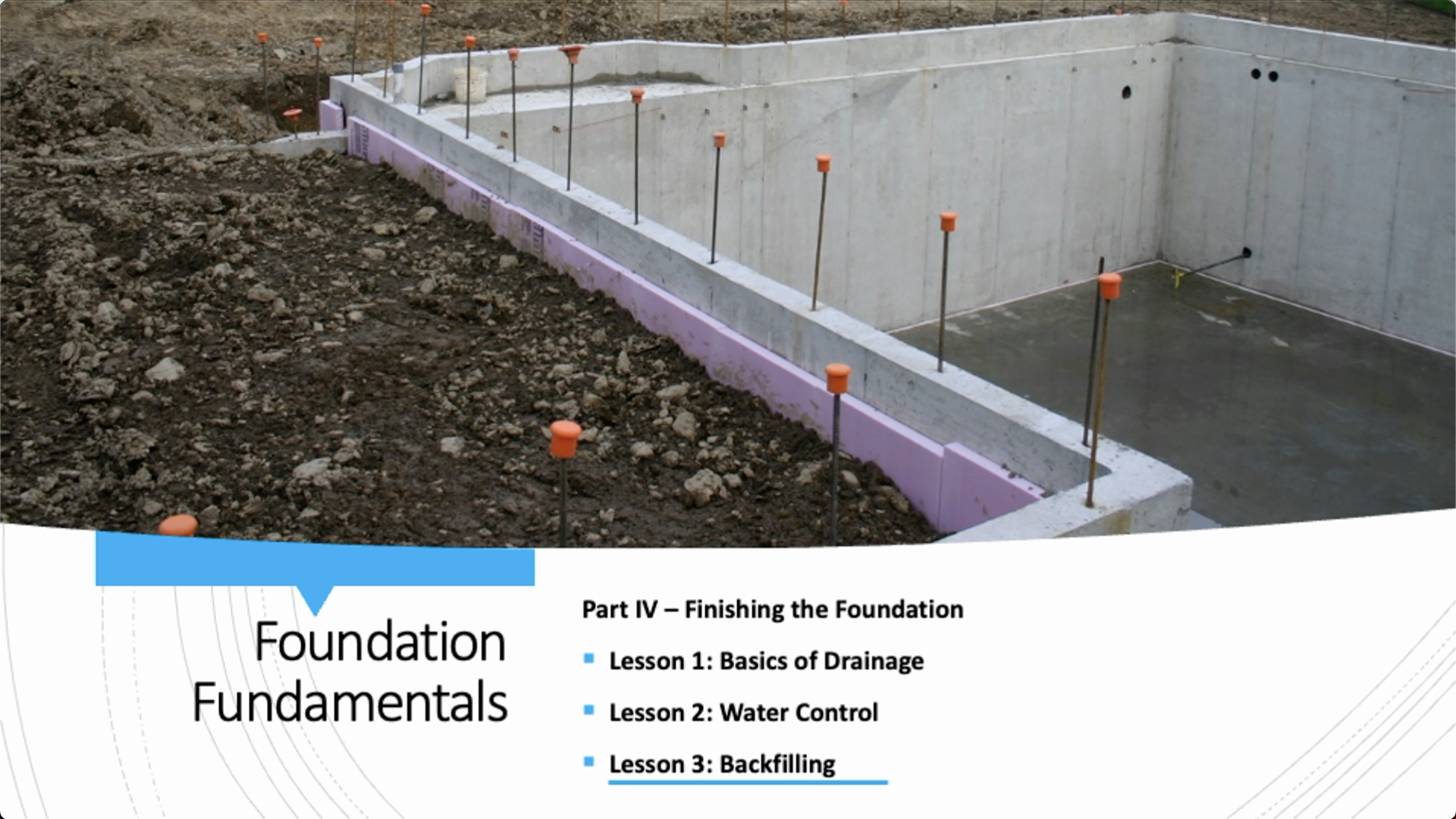 Foundation Fundamentals: Module 4-C