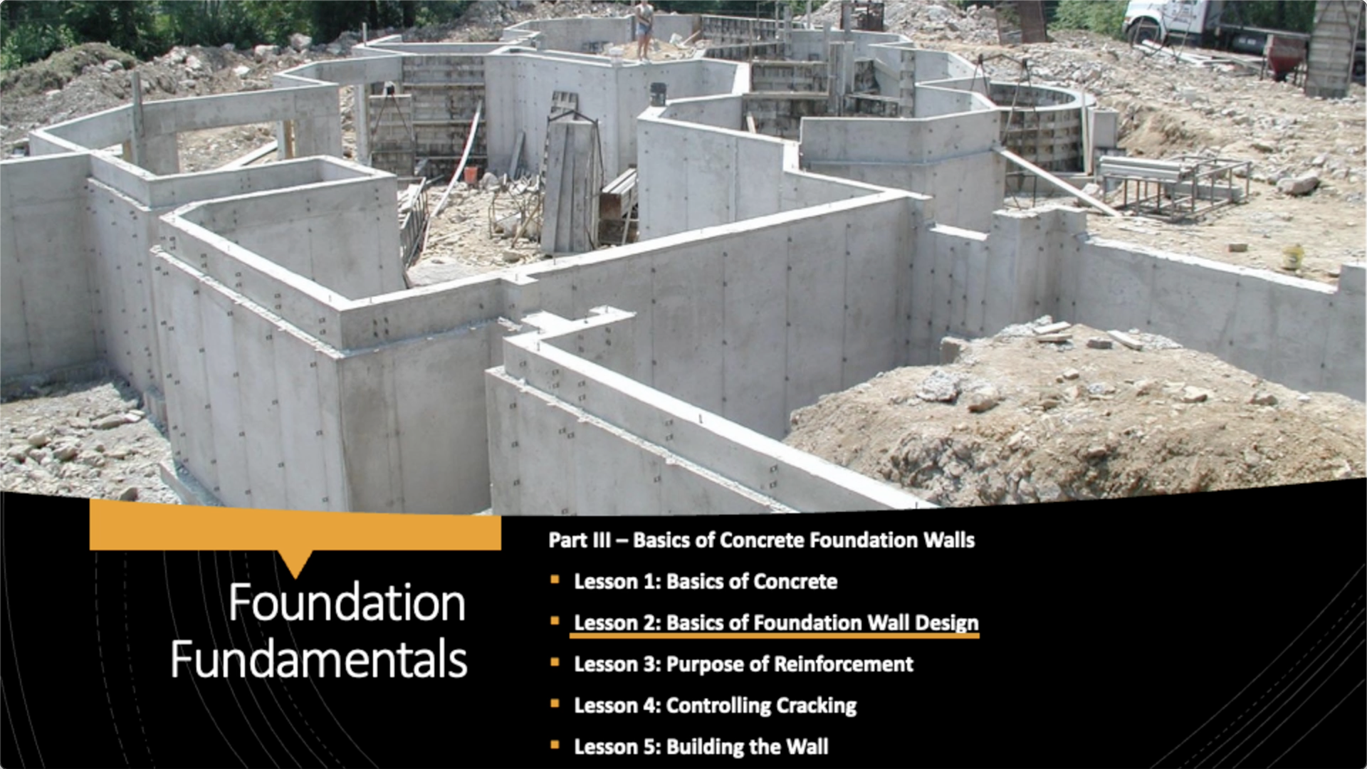 Foundation Fundamentals: Module 3-B